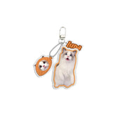 Pet-themed custom keychains
