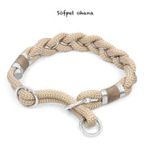 Hand-woven anti-bite collar