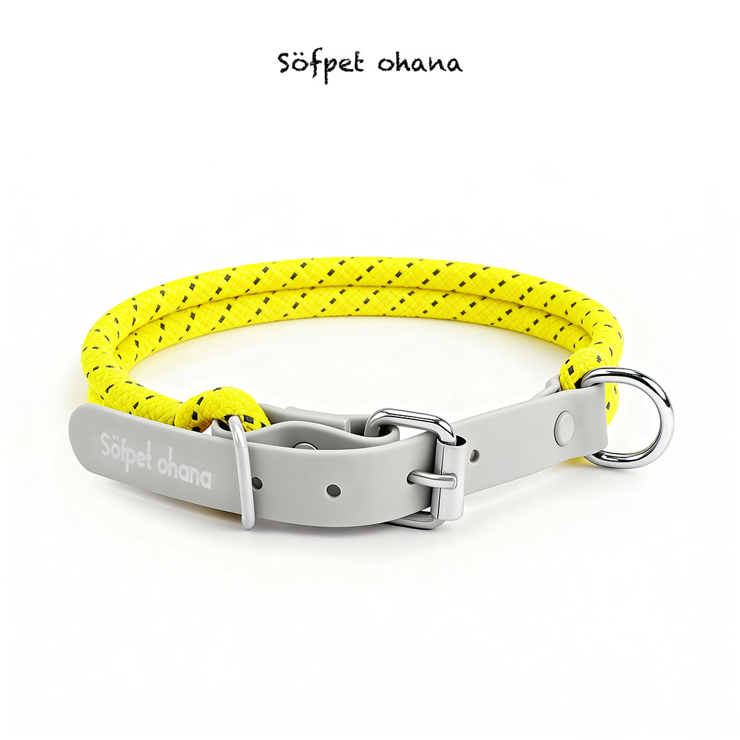 PVC chest and back pet leash collar